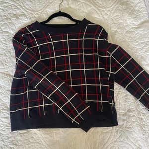 Navy Warm cropped sweater